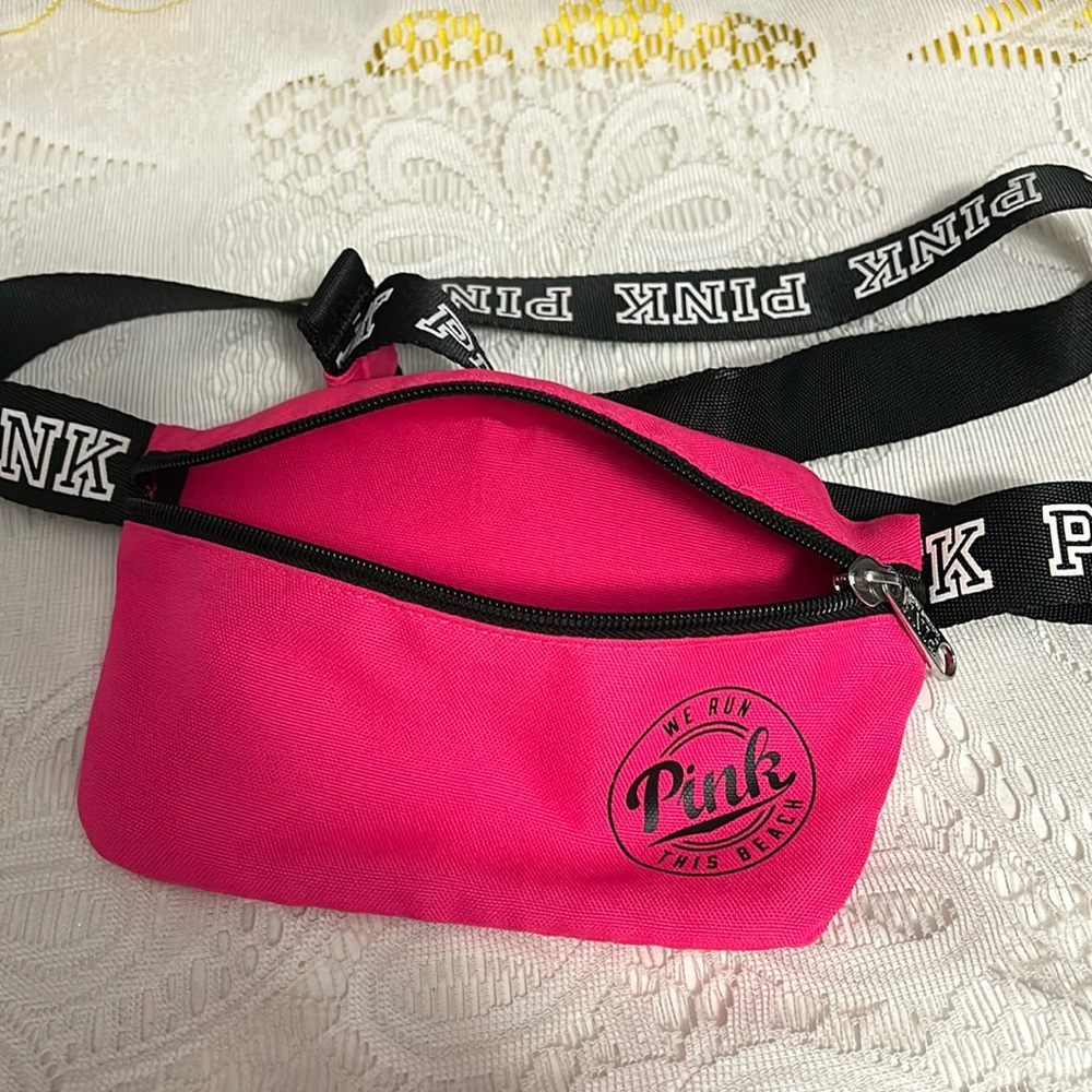 Victorias Secret hot pink Fanny Pack Belt Bag Adjustable Strap.